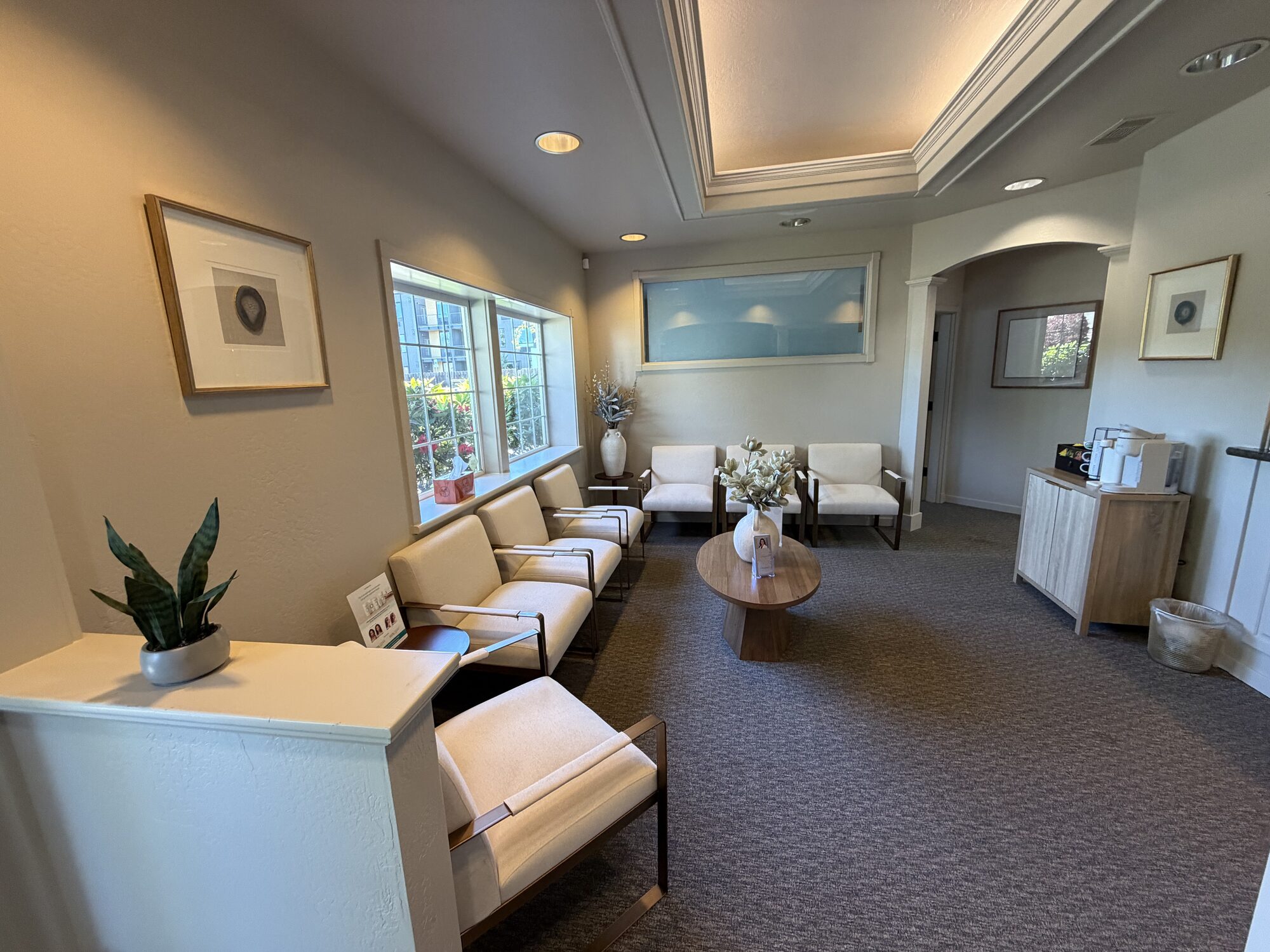 Summit Aesthetics lounge and waiting area